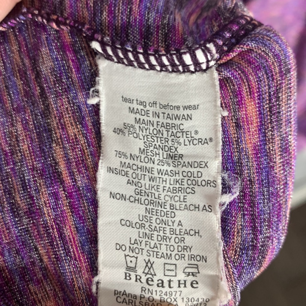Prana Amaya Pink purple Space Dye Dress s - Picture 6 of 8